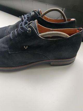 Zapatos Martinelli Serraje Azul Marino Hombre