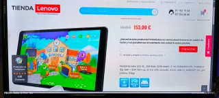 Tablet Lenovo M8 con Teclado y Funda Protectora