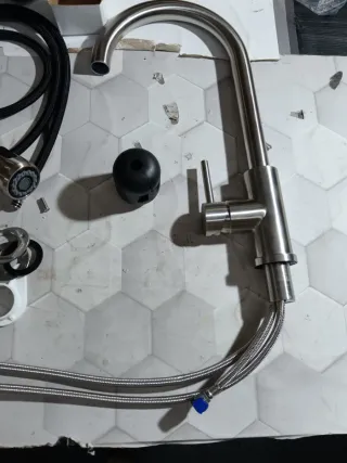 Grifo Cocina Ibergrif Extraíble Giratorio 360°