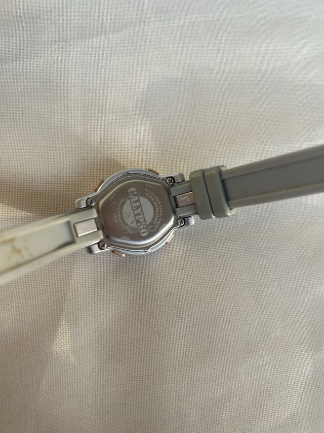 Reloj Calypso Digital Dorado y Plateado