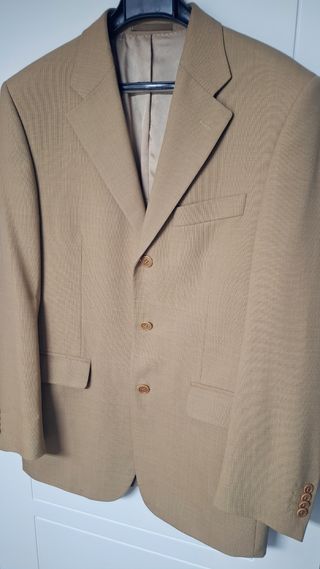 Americana hombre beige