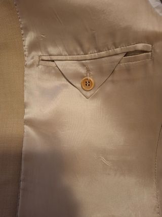 Americana hombre beige
