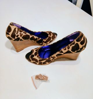 Zapatos T-36 Piel Potro Jirafa