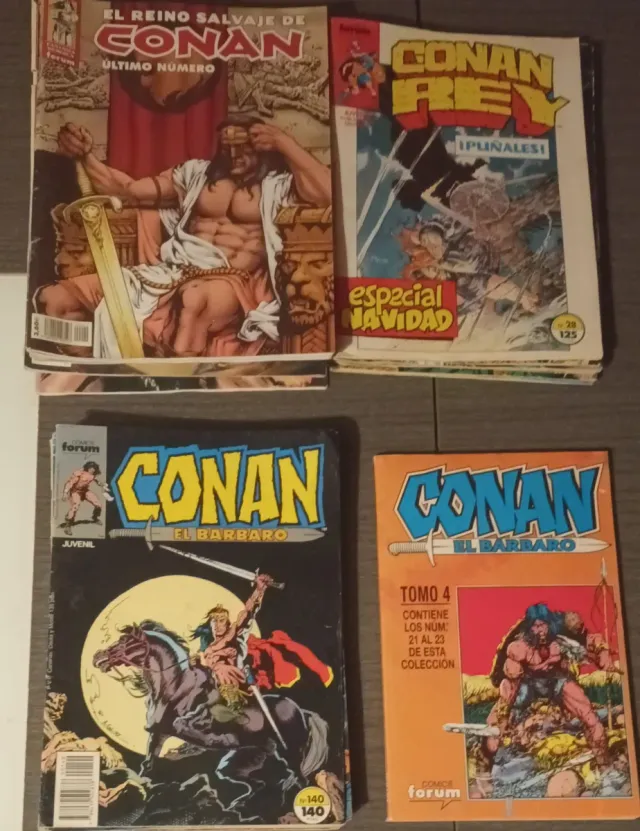 Lote más de 30  comics Conan Forum