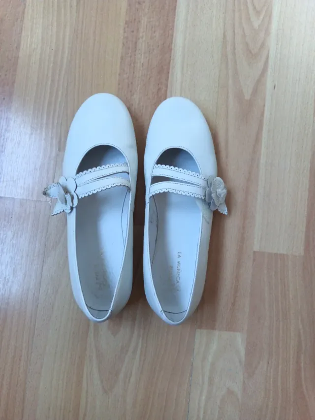 Zapatos de comunión blancos