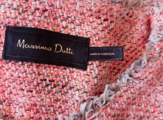 Chaqueta corta tweed Massimo Dutti