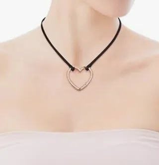 Lote Tous: 2 collares, pulsera cuero, 2 anillas