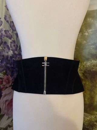Elisabetta Franchi Cintura Bustier Nero Oro