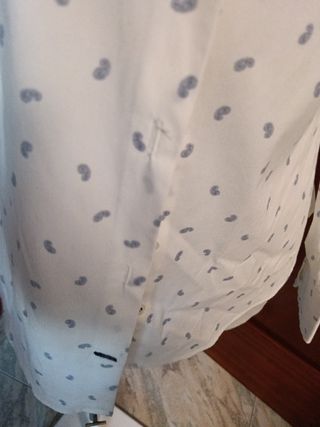 Blusa manga larga estampada