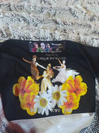 Camiseta Desigual Estampada Mujer