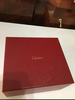 Caja Reloj Cartier Original Roja