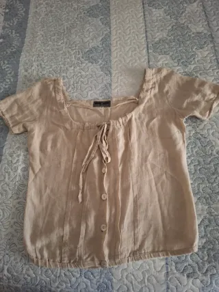 Blusa DANIEL HECHTER Beige Talla S
