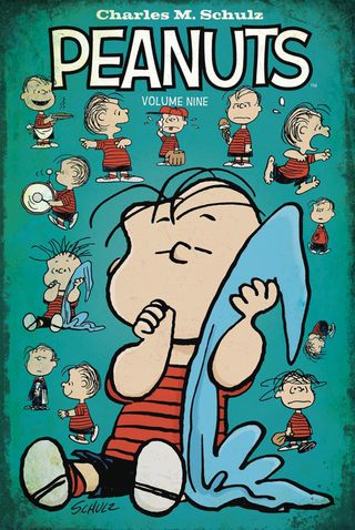 Cartel Metálico Vintage Peanuts Linus
