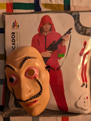 Disfraz La Casa de Papel adulto Talla S