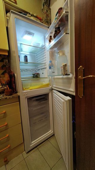 Nevera Candy Combi Blanca