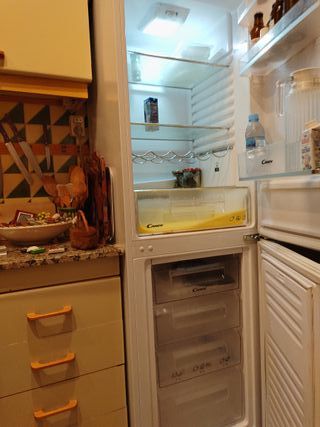Nevera Candy Combi Blanca
