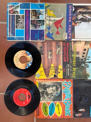 Lote 12 Vinilos LP y Singles Colección