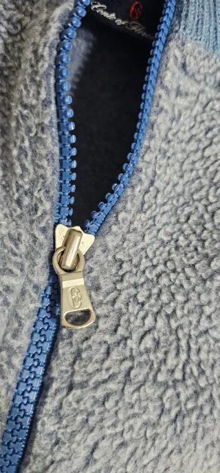 Giacca Conte of Florence Azzurra Pile Taglia M