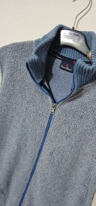 Giacca Conte of Florence Azzurra Pile Taglia M