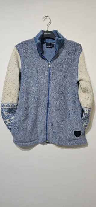 Giacca Conte of Florence Azzurra Pile Taglia M