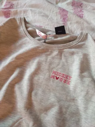 Camiseta manga larga Mickey y Minnie Mouse Disney