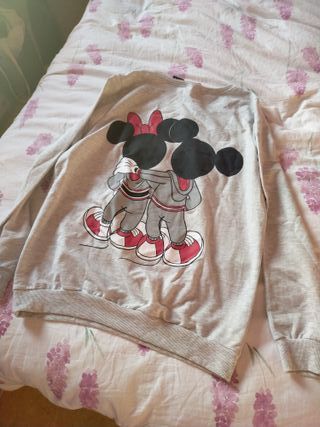 Camiseta manga larga Mickey y Minnie Mouse Disney