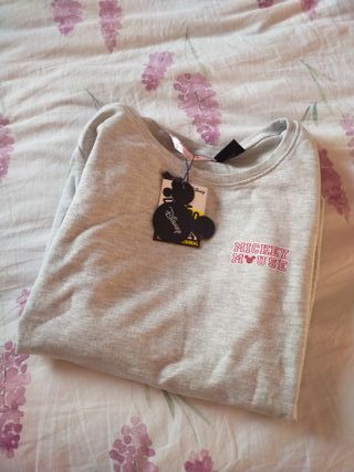 Camiseta manga larga Mickey y Minnie Mouse Disney