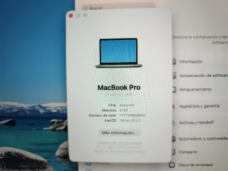MacBook Pro 2020 Plata/Gris Espacial