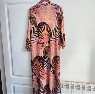 Kimono abrigo Sfera estampado 
