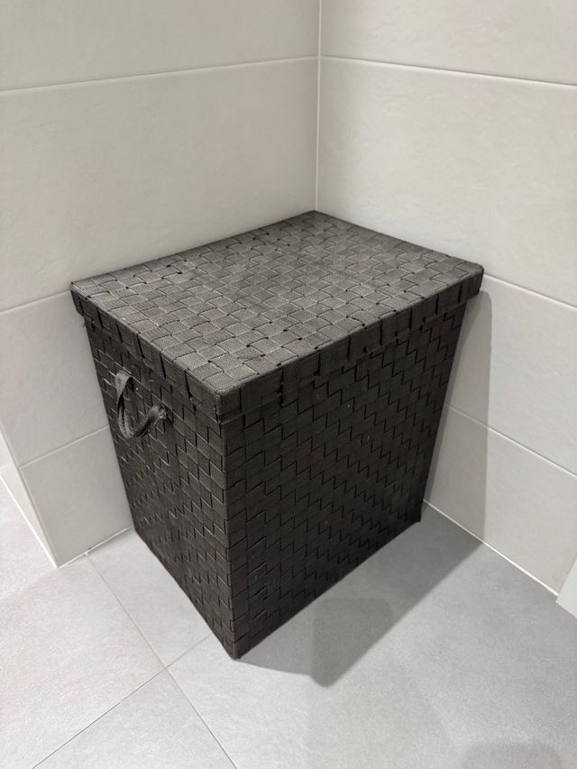 Cesto Ropa Sucia Mimbre marrón Leroy Merlin