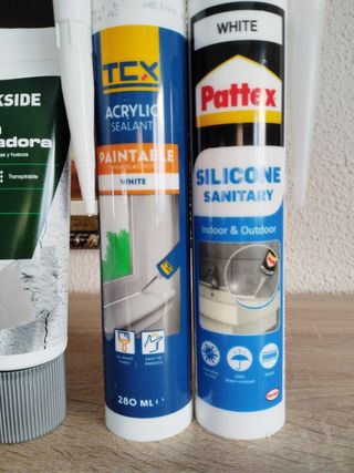 lote de 4 piezas Masilla+ silicona