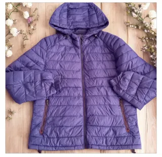Chaqueta acolchada azul