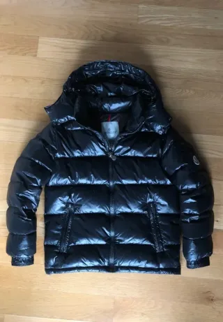 Abrigo Moncler Niño Talla 150cm Negro