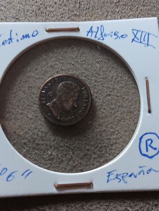 Moneda coleccionista 1906, España 1 céntimo