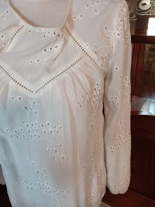 Blusa Ojalillo Manga Larga