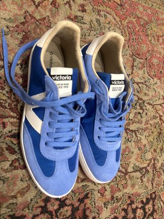 Zapatillas Victoria Mujer Azul