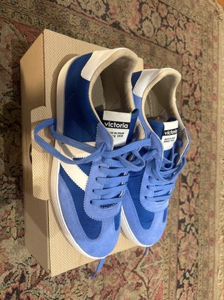 Zapatillas Victoria Mujer Azul