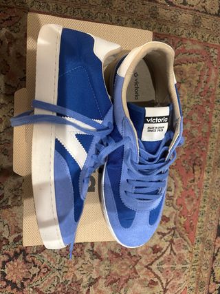 Zapatillas Victoria Mujer Azul