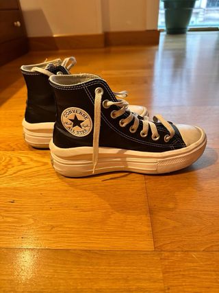 Converse All Star Plataforma Negras
