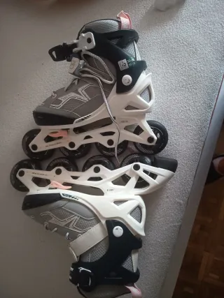 Patines en línea Oxelo Talla 32-35. Un solo uso.