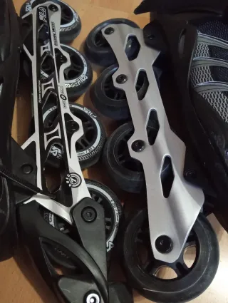 Patines en línea Fila negros talla 43.