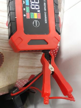 Cargador Batería Coche Moto 12V