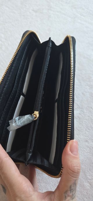 Cartera Victoria's Secret Negra y Marrón