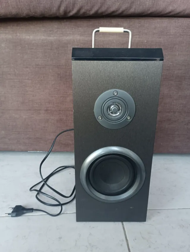 Altavoz NGS Negro/Plateado