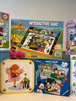 Lote 7 juegos interactivos y puzzles niños