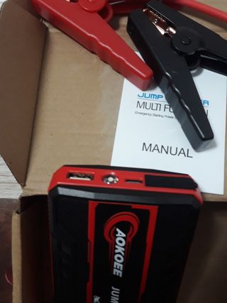Arrancador de Batería Coche Moto