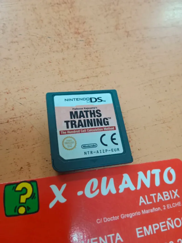 GIOCO DI ALLENAMENTO MATEMATICO PER NINTENDO DS