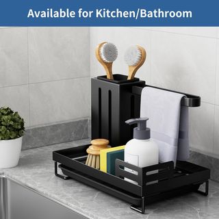 Organizer Lavello Cucina FOXWHALE Nero DC035