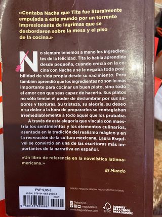 Como agua para chocolate