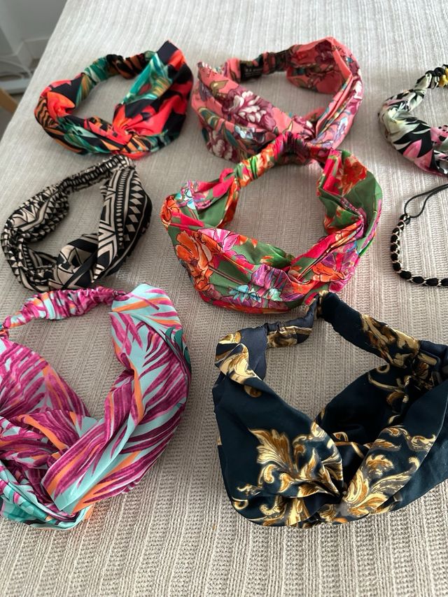 Lote 16 diademas estampadas